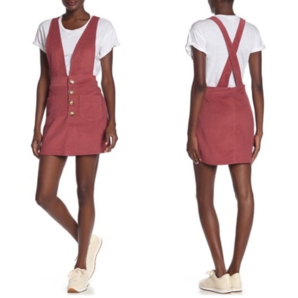 Corduroy Button Front Jumper, Vintage Rose - Picture 11 of 12